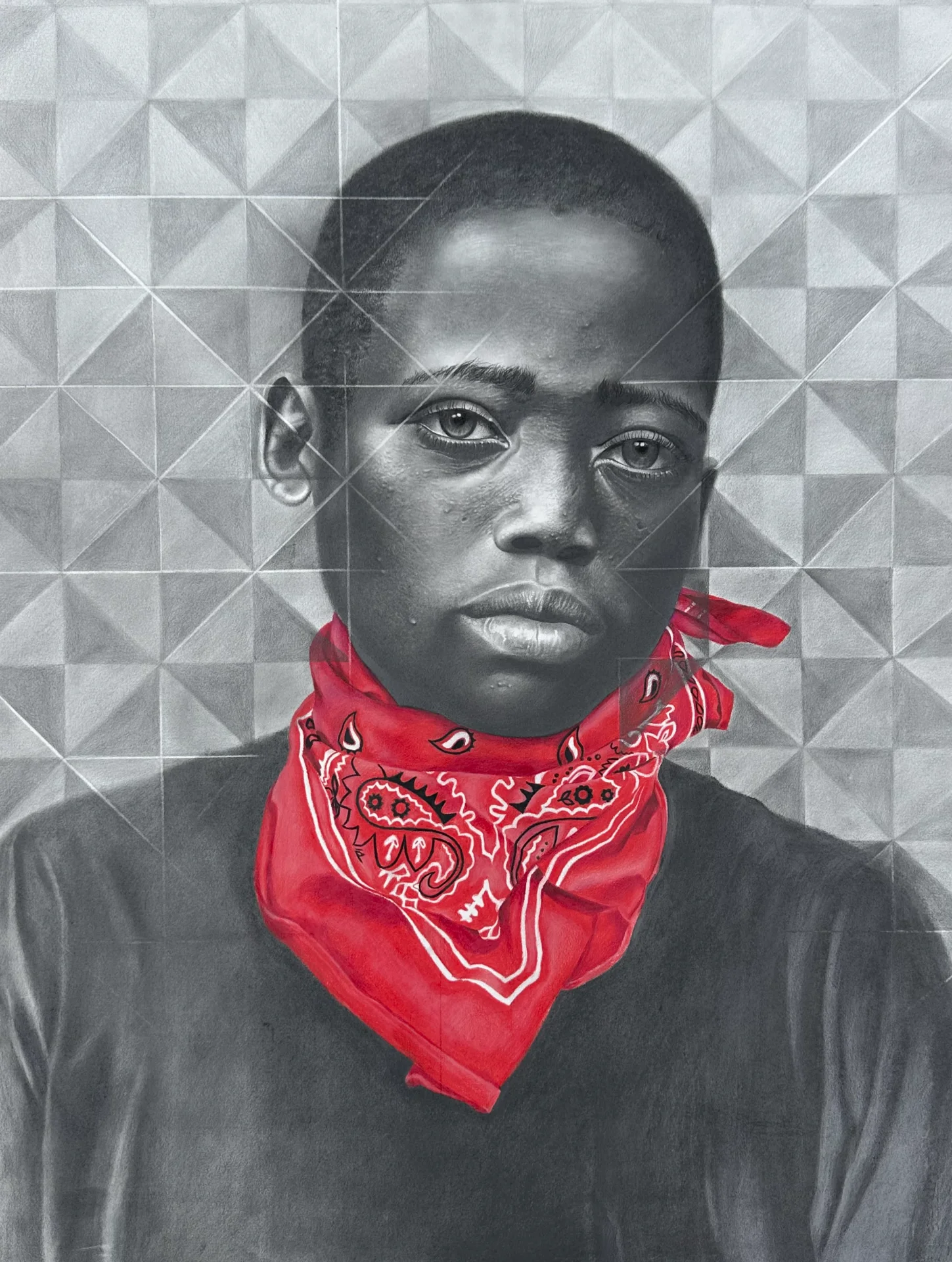 Red Bandana by Peter Kiladejo